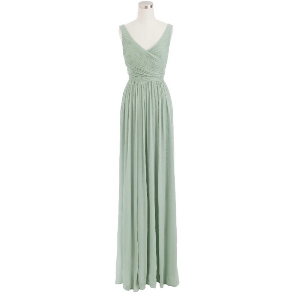 Jcrew Silk Chiffon long Heidi Gown